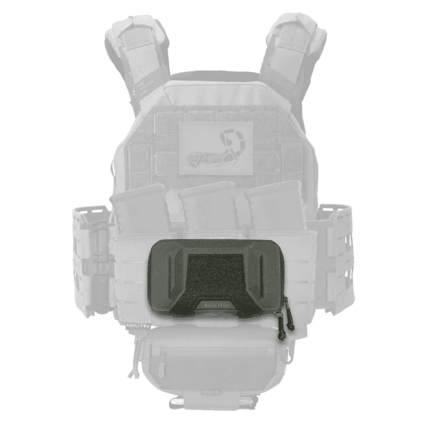 סימולציית פאוץ' לטלפון על ווסט לוחם לדוגמה מבית אג'ילייט